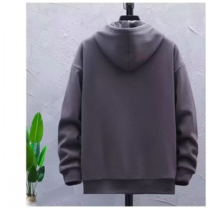 1506A/GY160/P37冬季新款上衣加绒加厚保暖连帽卫衣套头宽松1图片
