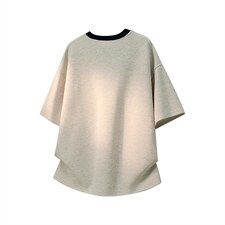 2026美式重磅冰感拼接解构短袖T桖春夏DX2619特P28控59，男装T恤，电商B208