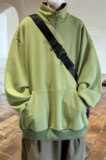 2025重磅冲锋衣内胆半拉链翻领POLO衫大码M-5XL卫衣男WY77077P65，男装夹克，星座227-7