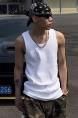 夏t恤背心男宽松坎肩男士无袖跨栏运动健身篮球男款大码BX13P18，男装T恤，电商D256-2(原A064-2)