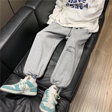时尚港风休闲卫裤休闲百搭秋冬加绒WK528-1特批27加绒特批33，男装休闲裤，星座718-1