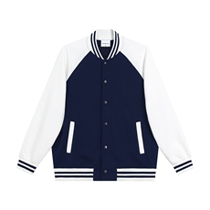 藏青拼白