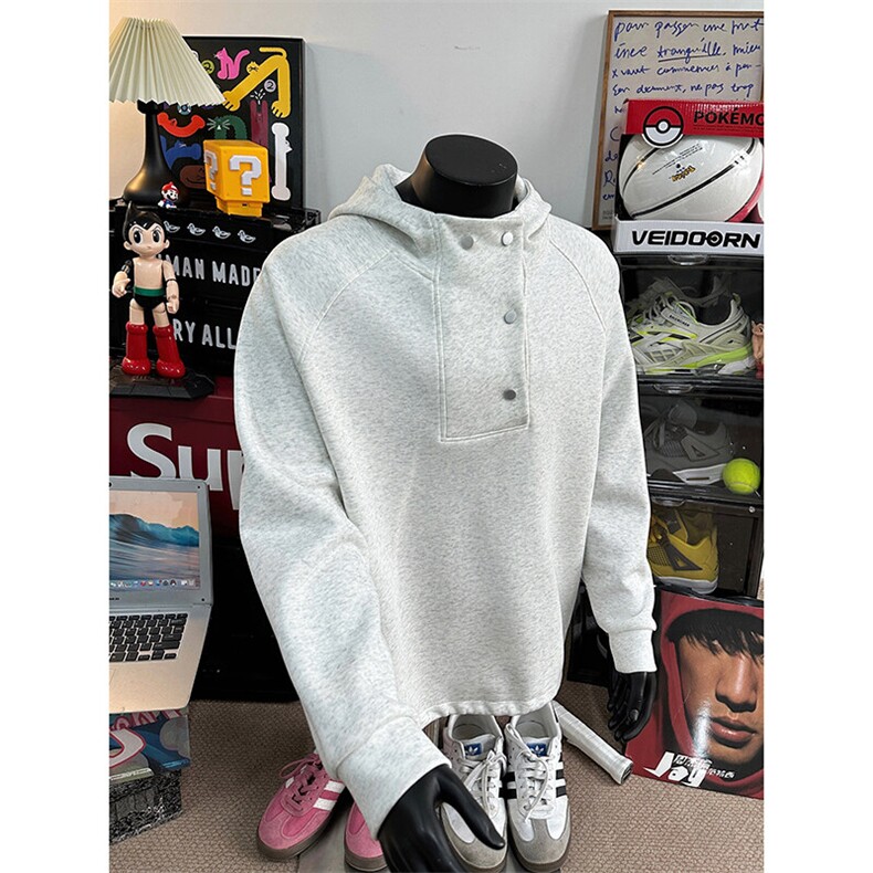 2026春款港风潮流日系连帽卫衣慵懒风高街时尚休闲上衣HY695TP50，男装卫衣，电商A102B