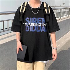 t恤男夏季潮流港风百搭短袖男ins潮牌高街衣服T531P30，男装T恤，星座1116-2