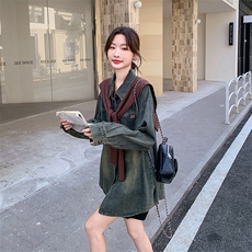 牛仔衬衣，女装衬衫，浙宝069
