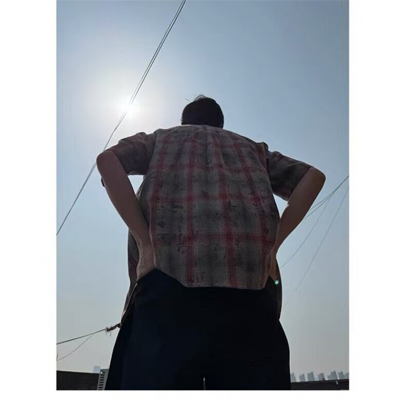 主推可谈可谈可谈CT25102批38现货款杭州货夏季短袖衬衫,男装T恤,星座1004-6
