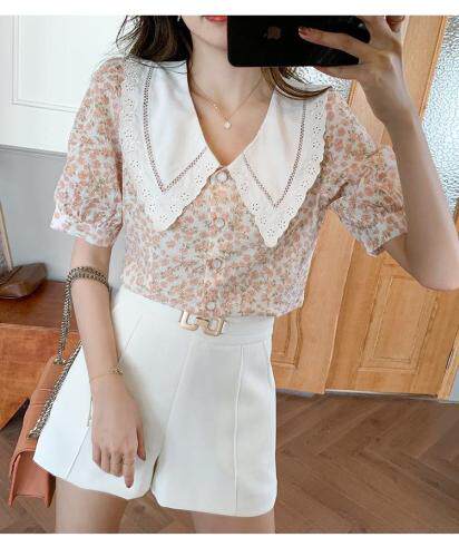 2021夏季新款，碎花小衫，女装，欧佩琳