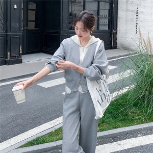 【档口】复古蕾丝拼接气质卫衣两件套2C057-8205-P185-K298图片