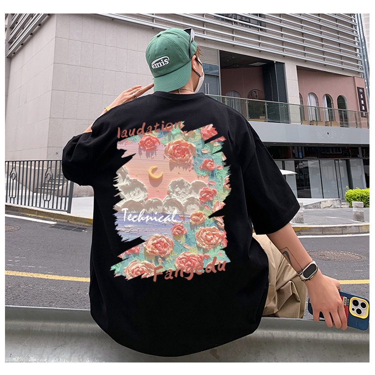 ！数据超好！220克纯棉男士印花短袖T恤半袖QT707-T261-P25,男装T恤,星座617B