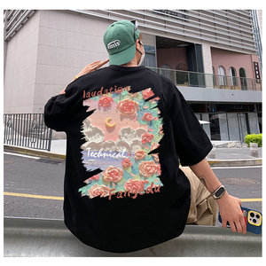 ！ 数据超好！220克纯棉 男士印花短袖T恤半袖QT707-T261-P25图片