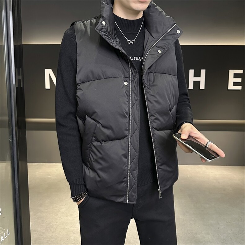羽绒马甲男冬季店主风立领加厚保暖背心男士外穿坎肩YR8838-P135,男装背心/马甲,电商A413
