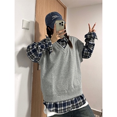 特P33无差价新款春秋百搭时尚简约设计马甲-HN4009非网图，男装背心/马甲，电商A003