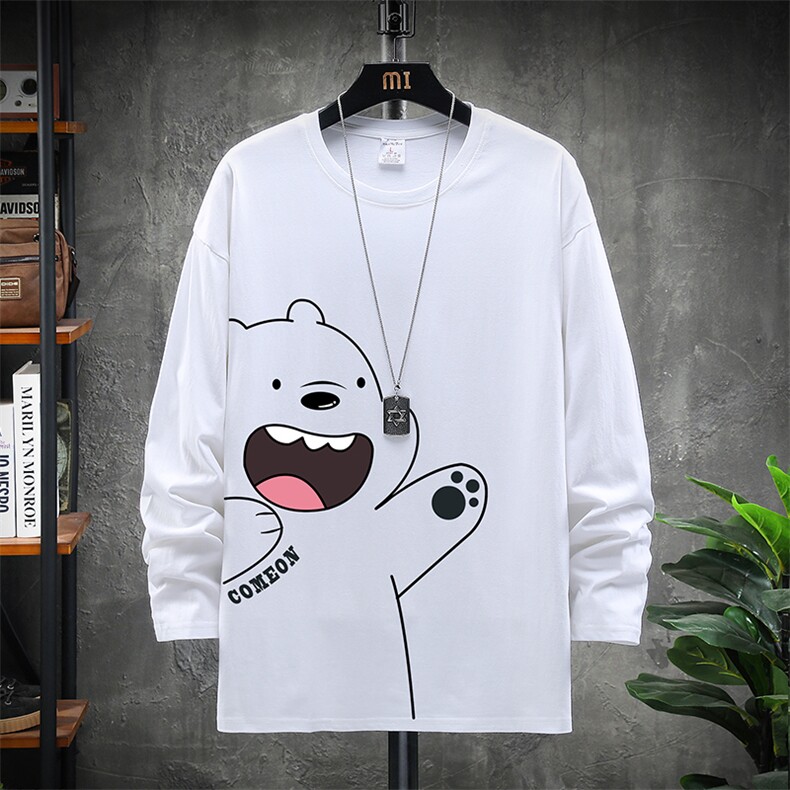 TX3131-P28 纯长袖t恤男大码圆领打底衫体恤 展架图片