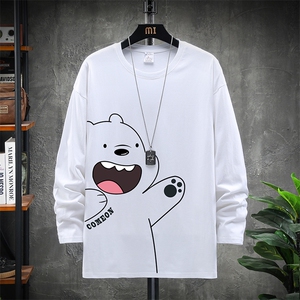 TX3131-P28 纯长袖t恤男大码圆领打底衫体恤 展架图片