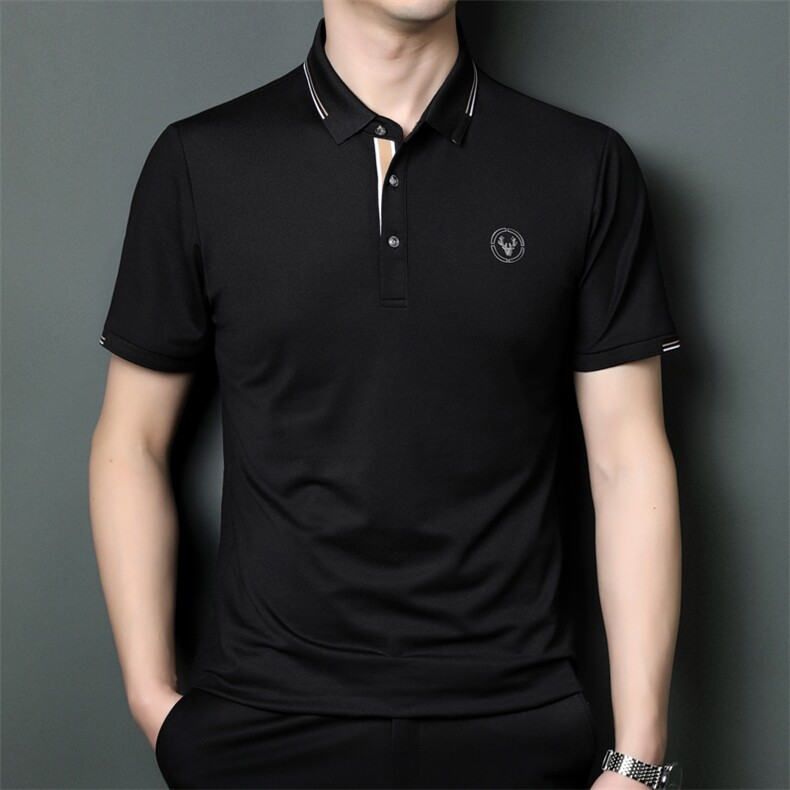 SQY9812男式2023年夏季新款T恤男短袖商务时尚休闲POLO衫男装P55,男装T恤,电商B360