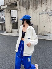 大复合开衫卫衣，女装卫衣/绒衫，百变诱惑(6F)