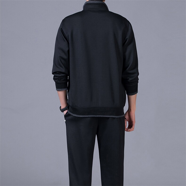 中年男士长袖立领外套男春秋潮流2023新款潮男装衣服夹克上衣春装,男装休闲套装,电商B212（原钱塘6029）