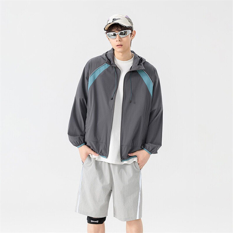 夏季防晒服高品质弹力皮肤衣男女户外三防外套,男装防晒衣,星座1206-1（原A206-1）