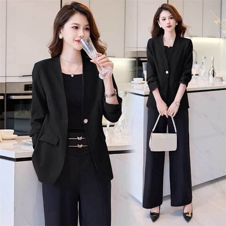 西装外套女2025春秋新款气质时尚休闲减龄炸街设计感百搭西服上衣,女装西装,卡杰菲