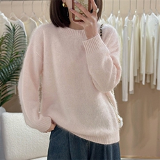 羊绒衫女秋冬简约内搭毛衣纯色套头打底衫，女装羊绒衫，仟禧羊绒