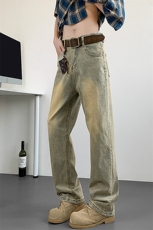 现货S-5XL高品质高弹力款直筒黄泥牛仔裤男310A-2BK503P60控88，男装牛仔裤，星座310A-2