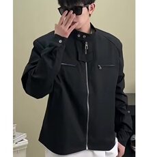 【有货】D8220-P65韩系高街垫肩短款外套男士机能风潮牌机车夹克，男装夹克，星座603-2