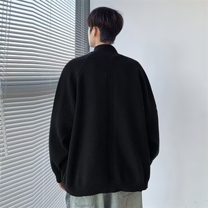 高品质得物抖音直播拉链衫毛衣开衫新款图片