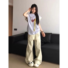 H0551-P35溜肩遮臂时尚宽松T恤，女装T恤，星座617A-2