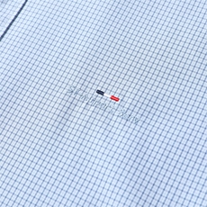 QLM15262夏季薄款休闲短袖衬衣中年男式爸爸装衬衫简约半袖，男装衬衫，电商B360