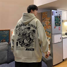 供抖音丶重磅高品棉350克排扣连帽武圣卫衣LW6039-特p58控78，男装卫衣，星座508（原C305）