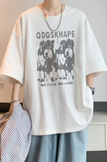 已注册/夏季新款内景纯棉复古休闲短袖T恤男宽松打底DT00093/P25，男装T恤，电商B316