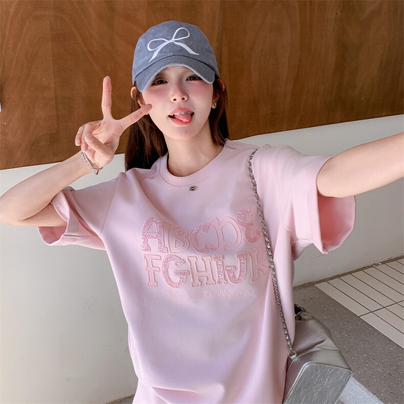 甜酷风休闲套装女2025夏季新款绝美设计感粉色上衣半身短裙两件套,女装套装/套裙,2C108