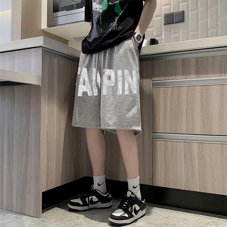 男夏季潮流时尚休闲短裤字母五分裤裤大码GK088P20,男装休闲裤,星座1116-2