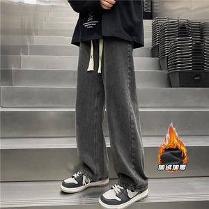 复古加厚牛仔裤阔腿加绒K5224J-P55控68常规K5224P45控58B315