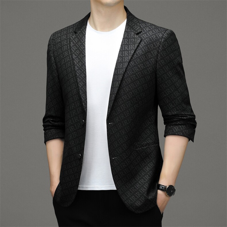 M3379-1钱塘2020-2秋季时尚潮流休闲百搭男士修身西装外套P142,男装西服,钱塘207-2