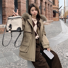 大量现货主推加色25新冬派克服毛毛内胆2D044-877-P195-K268，女装派克服，2D044