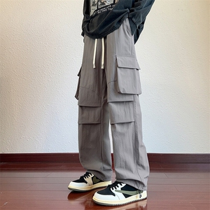 217-2-K17-P45 秋季机能风伞兵防水冲锋裤男工装休闲裤大码图片