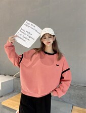 冬季宝宝绒加厚卫衣，女装卫衣/绒衫，著朴