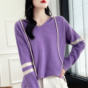 女士羊毛衫秋冬保暖纯色简约羊毛，女装羊毛衫，蒙莲贝斯
