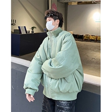 F648P118廓形宽松短款飞行员棉服夹棉冬季保暖夹克立领情，男装夹克，星座512-6