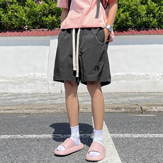 XZ225-2-K601-P28大码绣花夏季休闲短裤速干裤，男装牛仔裤，星座225-2
