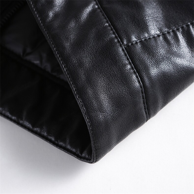 新款休闲皮羽绒服男中青年商务休闲男式爸爸装ZS887-P290图片