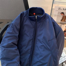 美式复古廓形飞行员夹克棉服外套标准常规拉链常规款MF334-P88，男装夹克，星座412-2