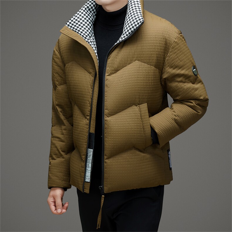 DAJ823-3钱塘2020-2时尚休闲简约百搭厚款中年男士羽绒服P220,男装羽绒服,钱塘207-2