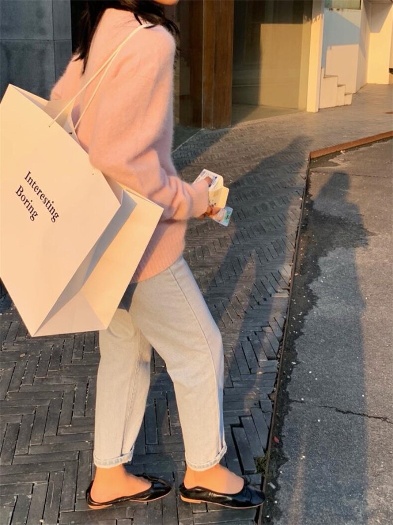 现货浣熊毛衣糖果色，女装针织衫/毛衣，MJJ