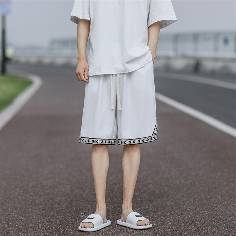 2023夏季潮流百搭新款运动风超薄五分短裤DK526-特批21,男装休闲裤,星座718-1