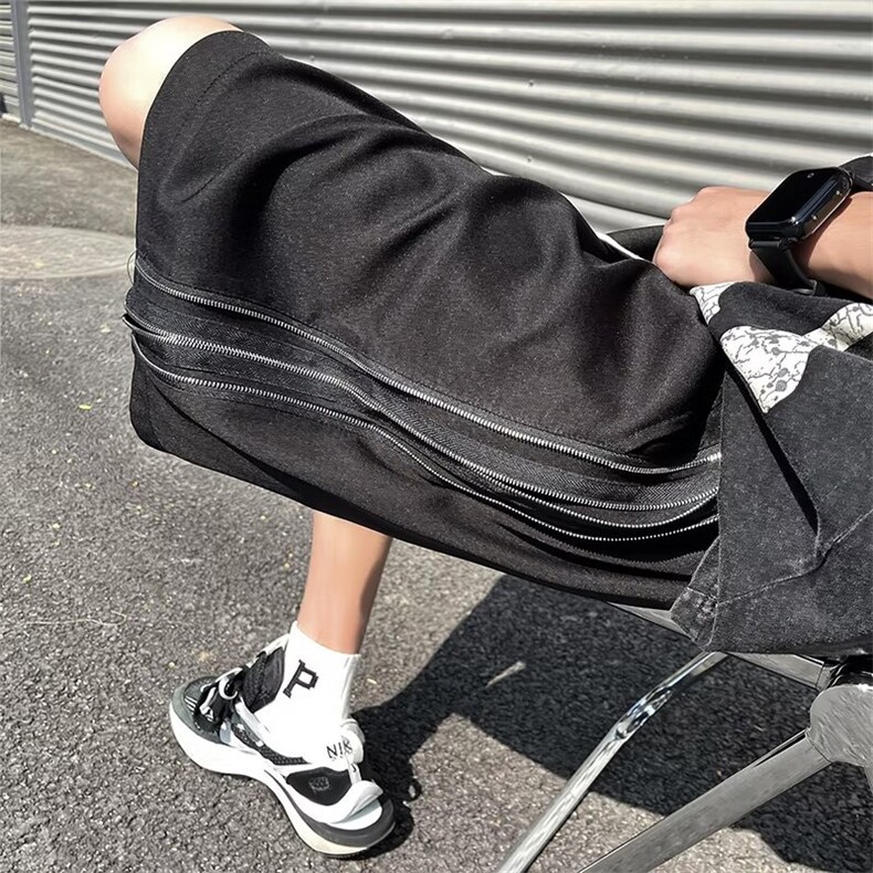 百搭工装裤五分裤宽松型春秋潮青春流行新款直筒男休闲裤QK52P33,男装休闲裤,星座1116-2