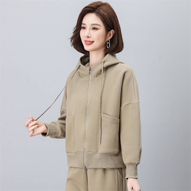 2025春秋季时尚简约大方气质优雅显瘦休闲百搭潮流短外套,女装短外套,独衣靓