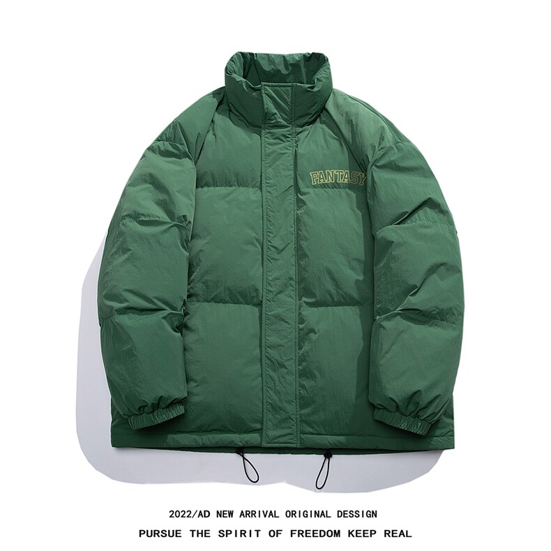 白鸭绒白底冬季新品简约印花百搭立领羽绒服YR184P195K258,男装羽绒服,电商A247-1
