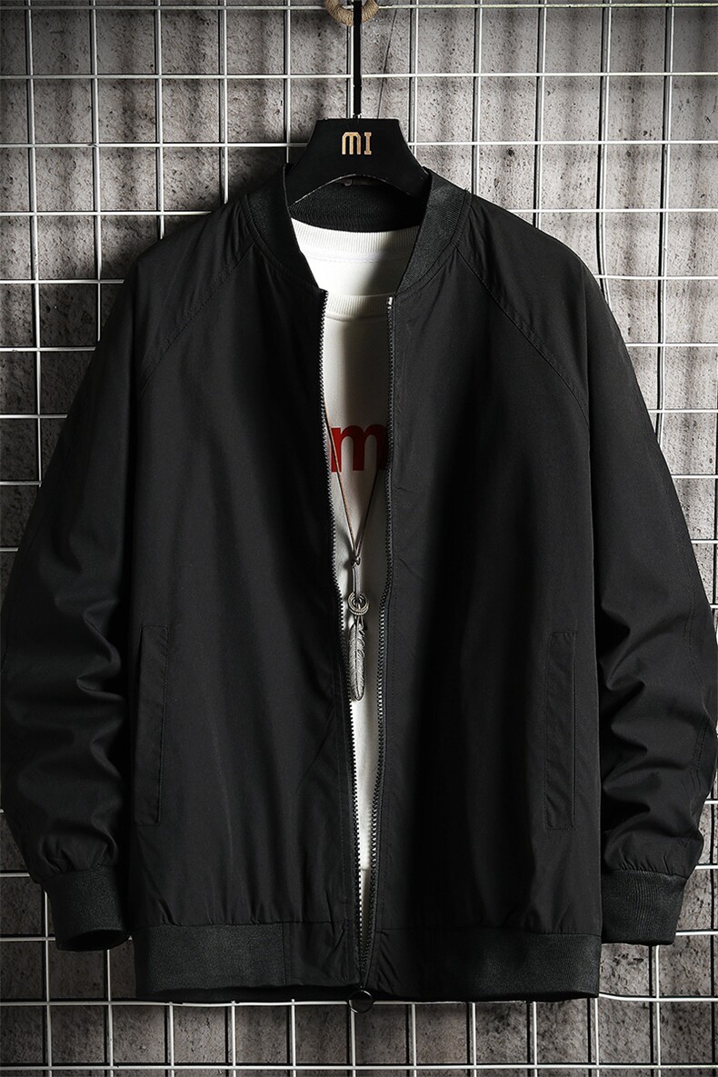 情侣潮大码宽松休闲多色光板夹克棒球服外套潮J7204P30【特价】,男装夹克,电商A007